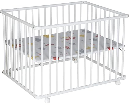 Schardt 02 001 00 02 042 Laufgitter Basic Folie Prisma, 75 x 100 cm, weiß