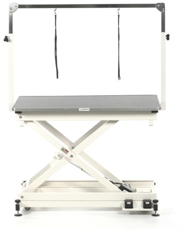 Pedigroom Large Professional Mobile Electric Dog Grooming Table Height 26-100cm