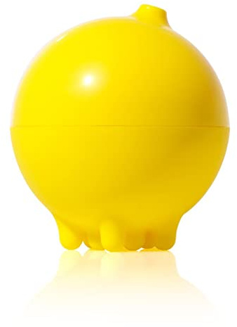 MOLUK 43020 Plui Regenball, Badewannenspielzeug, Wasserspielzeug, innovatives Lernspielzeug für Kinder ab 2 Jahren, gelb
