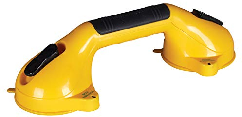 Super Grip Saugheber mit 2 Saugnäpfen | Vakuumsauger bis 70 kg Tragkraft | Ideal als Glasheber & Plattenheber | Transporthilfe & Wandhalter in einem