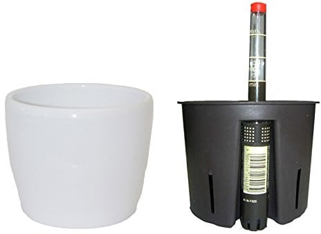 Set´s für Hydropflanzen Set3 Blumentopf Venus weiß 22/19 Ø 25cm Höhe 21cm+KT+WA