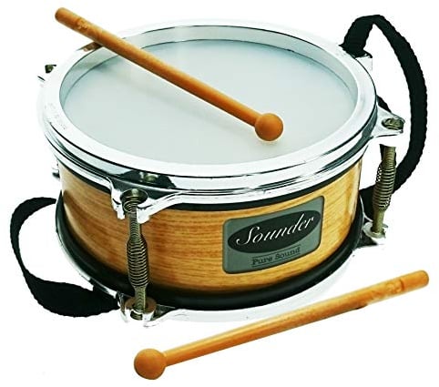 REIG 733 - Sounder Snare Drum mit Essstäbchen und Gurt, Kinder ab 18 Monaten, 19 x 19 x 8 cm