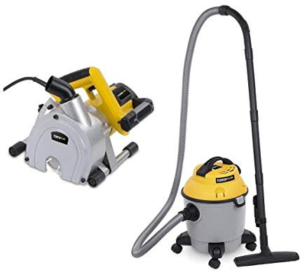 Juego de fresadora de pared, aspirador de pared, fresadora, fresadora de juntas, aspirador industrial