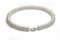 Schmuckwilli Perlenkette für Damen & Mädchen - 45cm Länge mit 11-12mm großen weißen runden Süsswasserperlen Perlen Kette - Elegante Kette für jeden Anlass - die Perlen Halskette Choker für Frauen