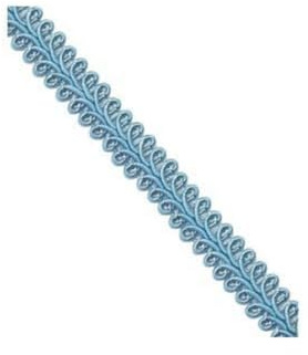 Light Blue Chinese Gimp Braid Trim - 47cm