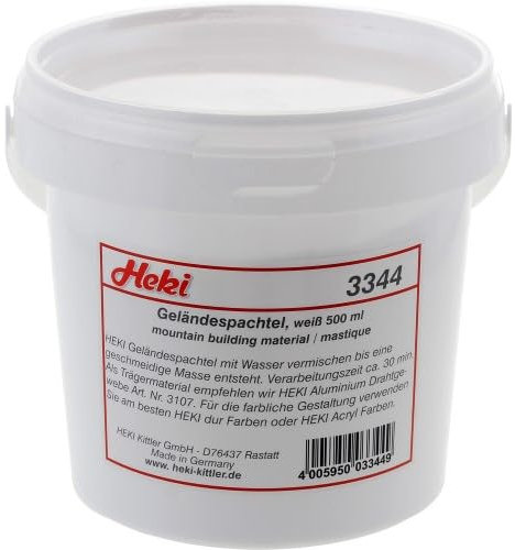 Heki 3344 Geländespachtel weiss 500 g