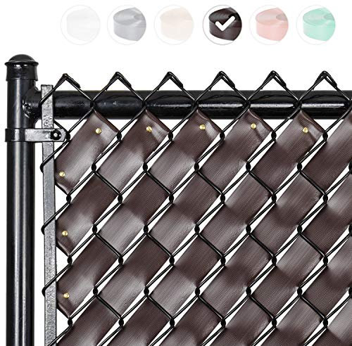Fenpro Chain Link Fence Privacy Tape (Chocolate Brown)