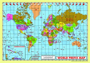 WPMD-Map A3 Size World Prefix Map