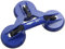 Draper 43846 Triple Suction Lifter, 118mm Ø , Blue