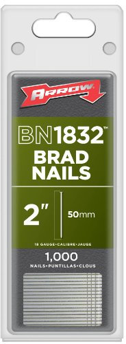 Arrow ABN1832 Brad Nails, 50 mm, 18 g (Pack of 1000)
