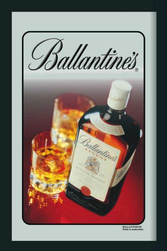 empireposter KS237 Ballantines - Flasche - Bedruckter Spiegel