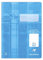 Clairefontaine 331621C - Heft ideal für die Schule, DIN A4, 32 Blatt, 90g, Lineatur 21 liniert ohne Rand, Himmelblau, 1 Stück