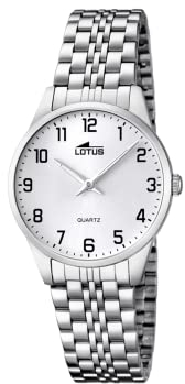 Lotus 15884/1 - Reloj de Cuarzo para Mujer, con Correa de Acero Inoxidable, Color Plateado