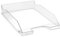 Exacompta 113223D 6er Pack Premium Briefablage Combo Midi DIN A4. Idealer Briefkorb für Ihre Organisation. Robuster und stapelbarer Ablagekorb Glasklar glossy