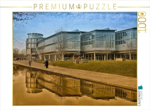 CALVENDO Puzzle Neue Universitätsbibliothek | 1000 Teile Lege-Größe 64 x 48 cm Foto-Puzzle für glückliche Stunden