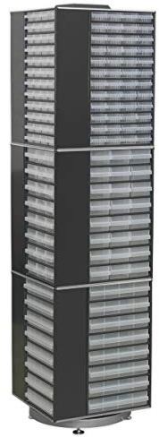 Sealey APTT320 320 Drawer Rotating Storage Cabinet System, Red
