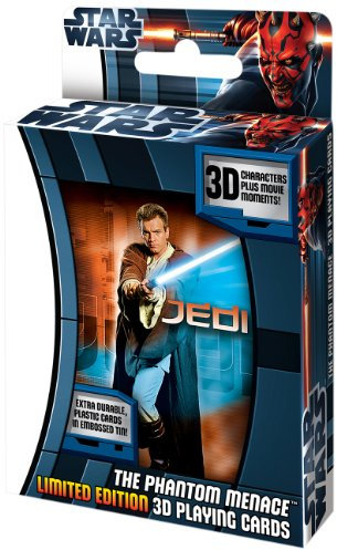 Cartamundi Star Wars Phantom Menace 3D Spielkarten