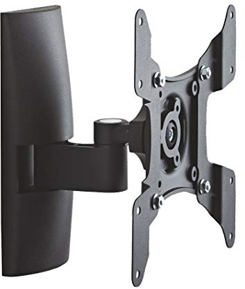 VCM Universal TV Halterung | VESA Wandhalterung | Halter Fernsehhalter flach neigbar schwenkbar | Belastbarkeit bis zu 20kg - TS1 Schwarz