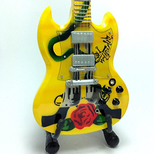 Mini guitar collection natural wood - Guns N' Roses - Slash - Smoking Guns