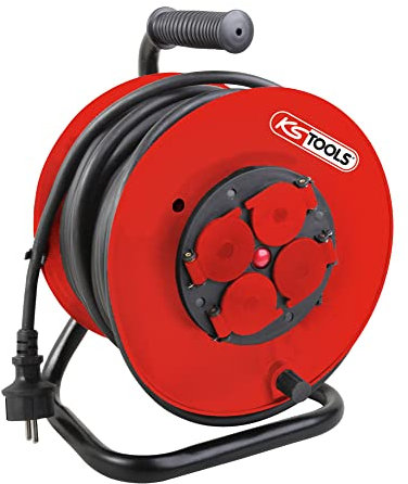 KS TOOLS 150.4223 Enrouleur électrique sur touret, 3x1,5mm² - IP44