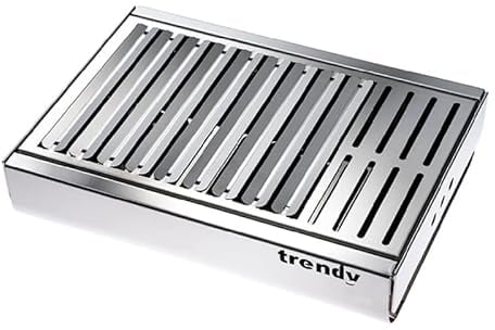 DON HIERRO - Holzkohle Tischgrill, Holzkohlegrill aus Edelsthal, Tragbar, TRENDY-