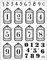 Viva Decor® Clear-Stamps (Zahlen) Silikon Stempel - Prägung Stempel - DIY Dekoration stanzen - Stempel Silikon - DIY Stamp - Stempel Prägung - Made in Germany