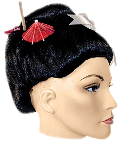 Geisha Fancy Black Costume Wig