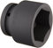SUNEX 555 m 2,5 cm Standard Drive 6 point métrique Douille à impact, 55-mm
