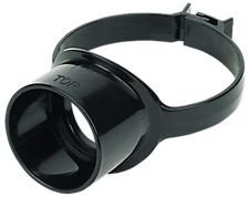 FloPlast Black Strap Boss 110mm
