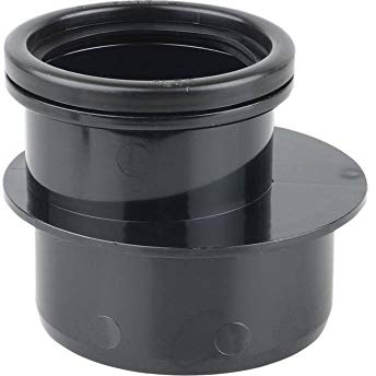 Genuine Wavin OSMA 110mm Soil 4S095 S/S Reducer - 110mm X 82mm Black