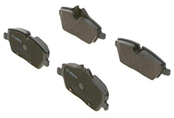 Bosch BP1030 - Brake Pads Car Front Axle - 1 Set of 4 Pads | Bosch Quality - Reduced Noise and Dust - ECE-R90 Certified - Copper-Free