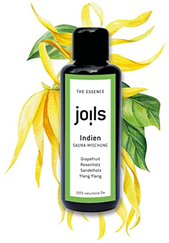 JOILS® Saunaaufguss INDIEN, 50ml, 100% naturreines Öl für Ihre Sauna, ätherisches BIO-Saunaöl vom Familienbetrieb aus dem Schwarzwald