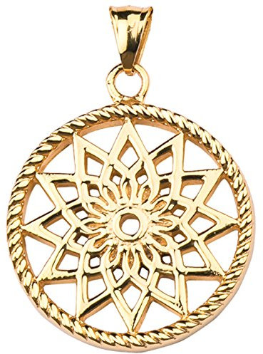 Traumfänger Anhänger Stern Goldfarben S TF01SGO