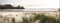 artissimo, Glasbild, 80x30cm, AG1936A, Beach Impression, Strand und Meer, Bild aus Glas, moderne Wanddekoration aus Glas, Wandbild Wohnzimmer modern