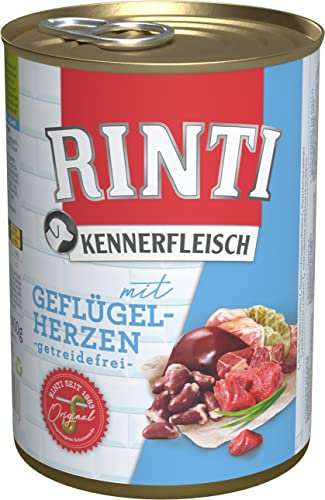 RINTI Kennerfleisch Geflügelherzen 24 x 400 g