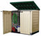 Keter Plastic Storage Unit Box Garden Shed Outdoor Sheds For Wheelie Bins Tools Bikes Lawn Mowers Patio Shade Protect your Garden Equipment New And Improved Design Very Solid Construction