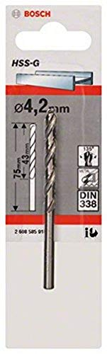 Bosch Accessories Bosch Professional Metallbohrer HSS-G geschliffen (Ø 4,2 mm)