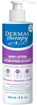 Extra Starke Körperlotion - 240ml | 10% Urea und 5% AHA | Intensive Hautpflege Für Sehr Trockene Haut | Ohne Duftstoffe | Geschmeidige Lotion Für Gesunde Haut | Feuchtigkeitsspendende Hautpflege