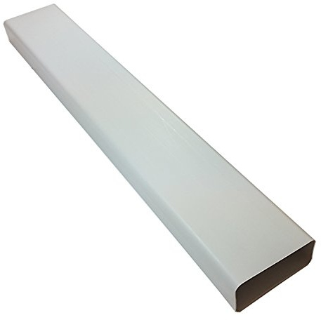 Kair 150 x 70mm x 1m Rectangular Flat Ducting Pipe | Fits inside ducting fittings such as 90 degree bends, Suitable for concealed installation, For domestic or commercial use