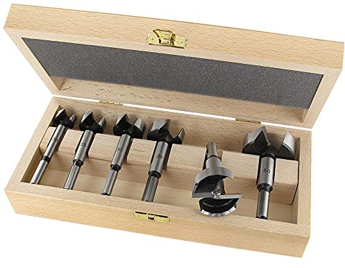 ENT 40106 Forstnerbohrer Wave Cutter Set 6-teilig Durchmesser (D) 20-25-30-35-40-50 mm