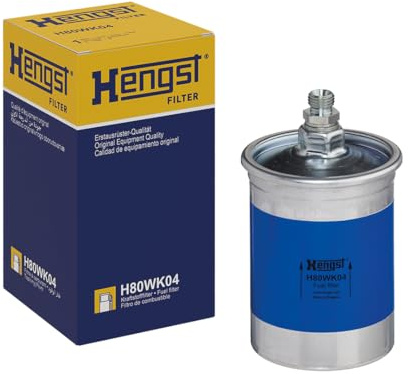HENGST - Kraftstofffilter H80WK04 - Hochwertiger Kraftstoff-Leitungsfilter für KFZ - Entfernt Staub und Schmutz aus Otto- oder Dieselmotoren - Schützt das Einspritzsystem