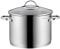 WMF Gemüse- Suppentopf Induktion 24cm, Glasdeckel, Kochtopf groß 8,8l, Cromargan Edelstahl poliert, unbeschichtet, backofengeeignet