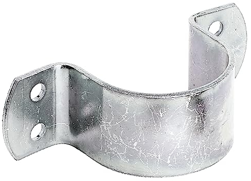 Alberts 216672 Abrazadera de tubo, para atornillar, galvanizado, pasivado con capa gruesa, para tubo-Ø2 1/4 pulgadas