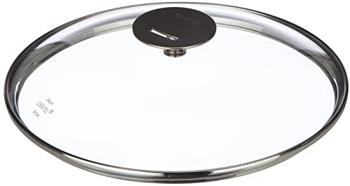 Cristel K24P Couvercle en Verre Bombé Platine 24 cm INOX