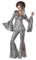 California Costumes Damen Foxy Lady Disco Kostüm, Weiß, Schwarz, XL