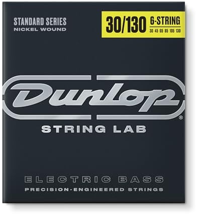 JIM DUNLOP - DBN30130 - Bass-Saiten - Nickel Wound Bass Guitar 30-130 6 Saiten