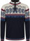Dale of Norway Erwachsene Pullover Vail Sweater, Midnight Navy/Red Rose/Off White/Indigo/China Blue, S