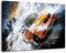 Dark need for speed Format 60x40 cm fertig gerahmte Kunstdruckbilder als Wandbild - Billiger als Ölbild oder Gemälde - KEIN Poster oder Plakat