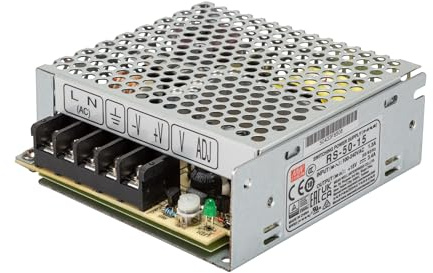Mean Well RS-50-15 AC/DC Power Module Enclosed 3.4A 51W 15V/DC