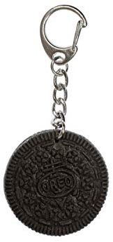 Miniblings Keks Cookie Doppelkeks Schlüsselanhänger - Handmade Modeschmuck I Anhänger Schlüsselring Schlüsselband Keyring - Keks Cookie Doppelkeks